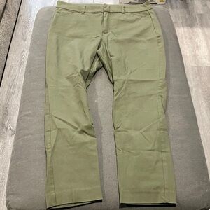 Women’s Olive Green High-rise Pixie Pants